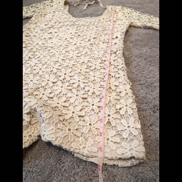 ••Donated••ark & co • Ivory Lace Romper - Picture 8 of 8